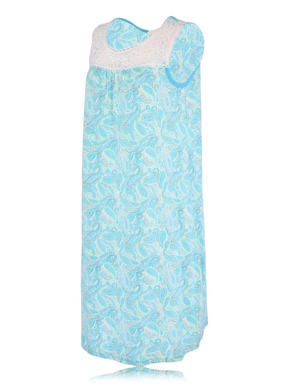 JEFFRICO Womens Sleeveless Nightgowns Sleepwear Soft Pajama Dress Nightshirts