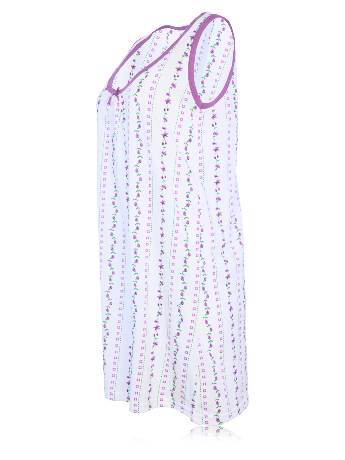 JEFFRICO Womens Sleeveless Nightgowns Sleepwear Soft Pajama Dress Nightshirts
