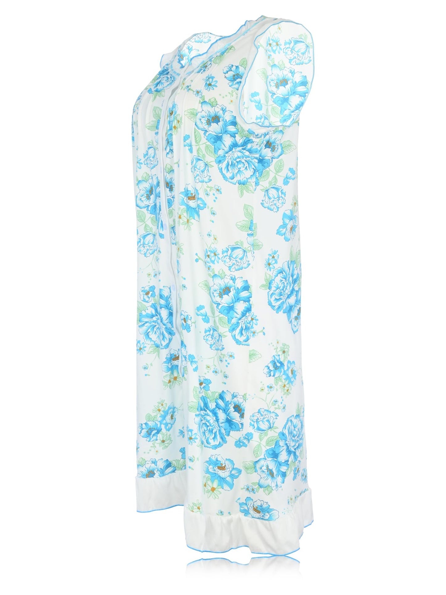 JEFFRICO Womens Sleeveless Nightgowns Sleepwear Soft Pajama Dress Nightshirts