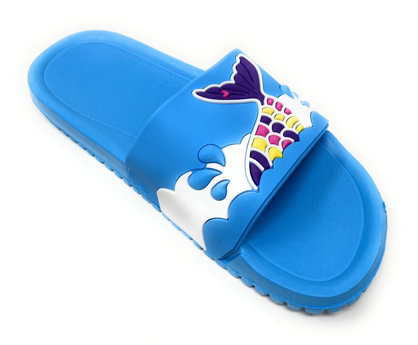 JEFFRICO Girls Comfort Sandals Kids Slip On Lightweight EVA Water Shower Pool Beach Sandals Slides