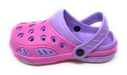 JEFFRICO Breathable Clogs for Kids Girls Garden Shoes Swim Beach Comfort Clog