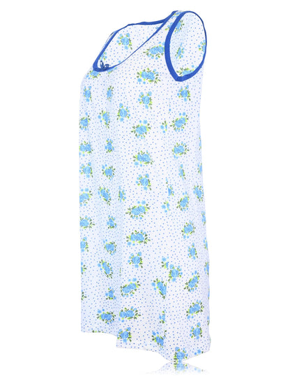 JEFFRICO Womens Sleeveless Nightgowns Sleepwear Soft Pajama Dress Nightshirts