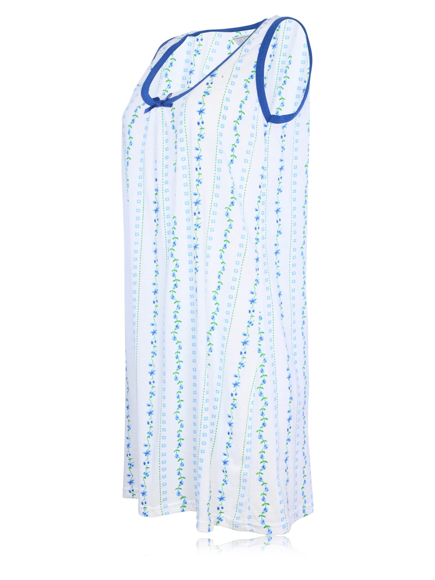 JEFFRICO Womens Sleeveless Nightgowns Sleepwear Soft Pajama Dress Nightshirts