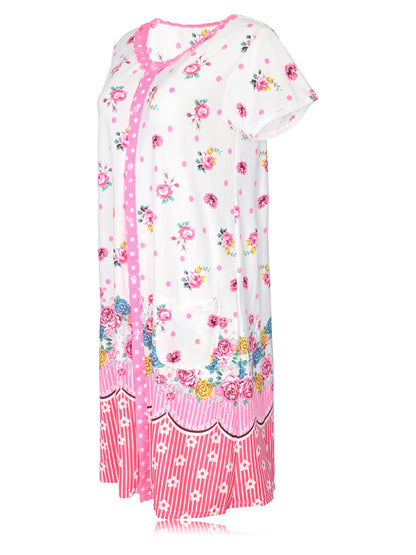JEFFRICO Womens Nightgowns Sleepwear Soft Pajama Dress Nightshirts