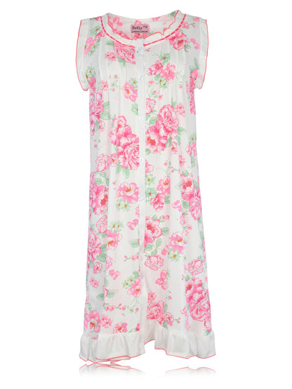 JEFFRICO Womens Sleeveless Nightgowns Sleepwear Soft Pajama Dress Nightshirts