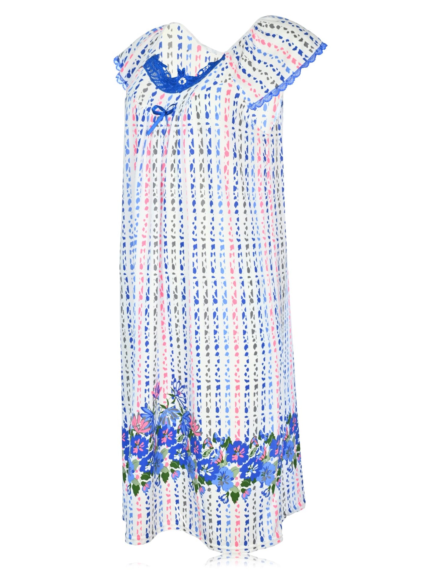 JEFFRICO Womens Nightgowns Sleepwear Soft Pajama Dress Nightshirts