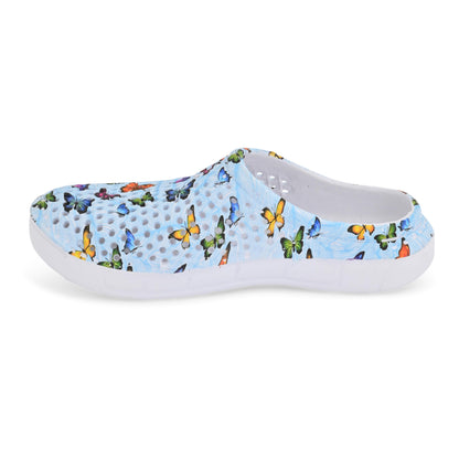 JEFFRICO Womens Clogs Breathable Lightweight Slip On Clogs Comfort Garden Shoes