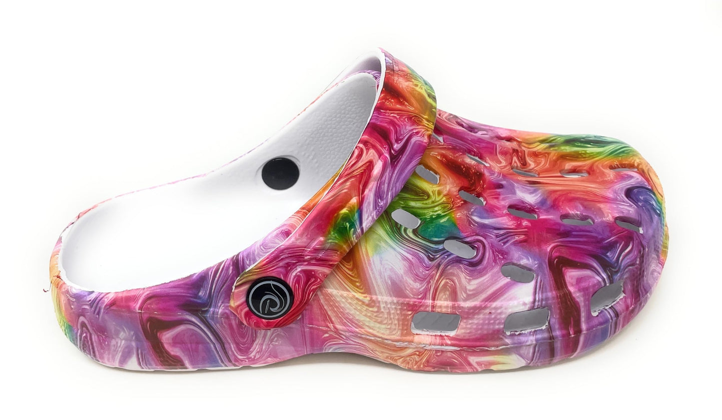 JEFFRICO Womens Clogs Breathable Lightweight Slip On Clogs Comfort Garden Shoes