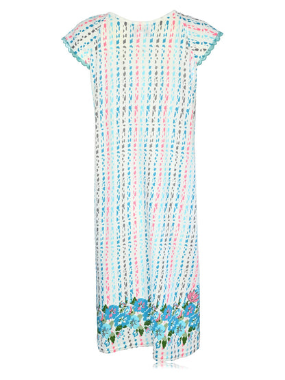 JEFFRICO Womens Nightgowns Sleepwear Soft Pajama Dress Nightshirts