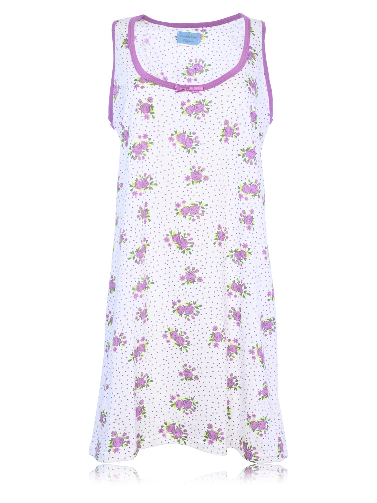 JEFFRICO Womens Sleeveless Nightgowns Sleepwear Soft Pajama Dress Nightshirts