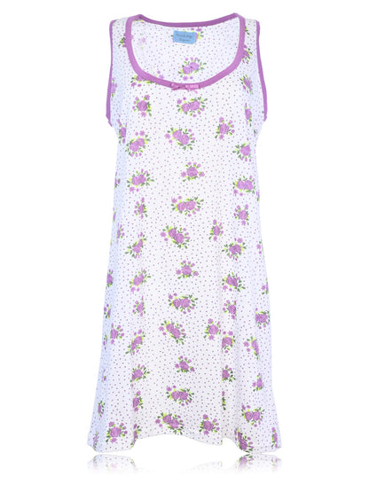 JEFFRICO Womens Sleeveless Nightgowns Sleepwear Soft Pajama Dress Nightshirts