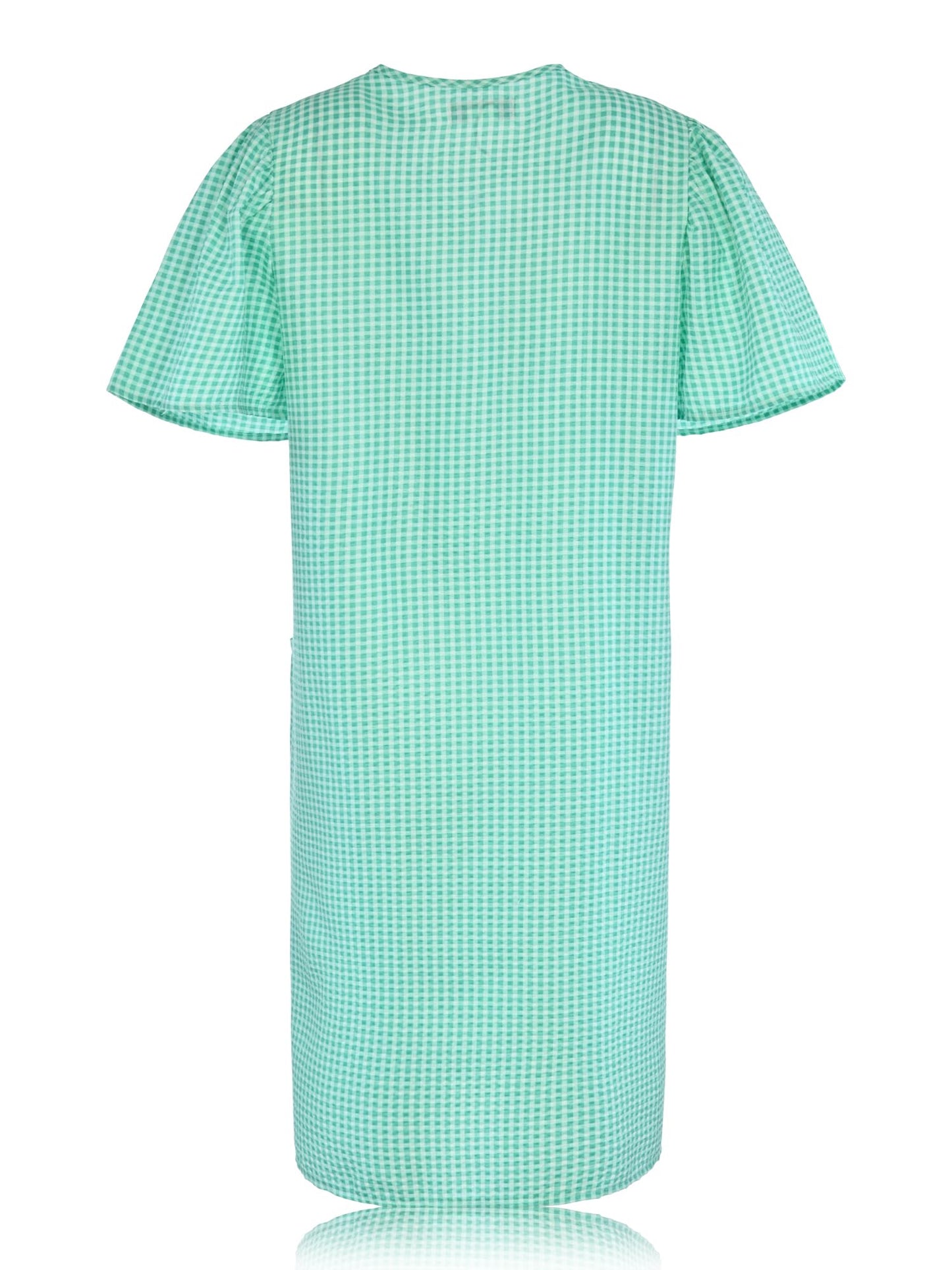 JEFFRICO House Dresses for Women with Pockets - Lightweight Breathable Short Sleeve Muumuu & Nightgowns - Women's Dusters