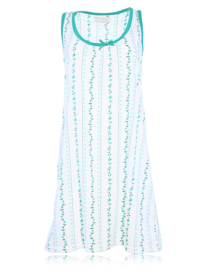 JEFFRICO Womens Sleeveless Nightgowns Sleepwear Soft Pajama Dress Nightshirts