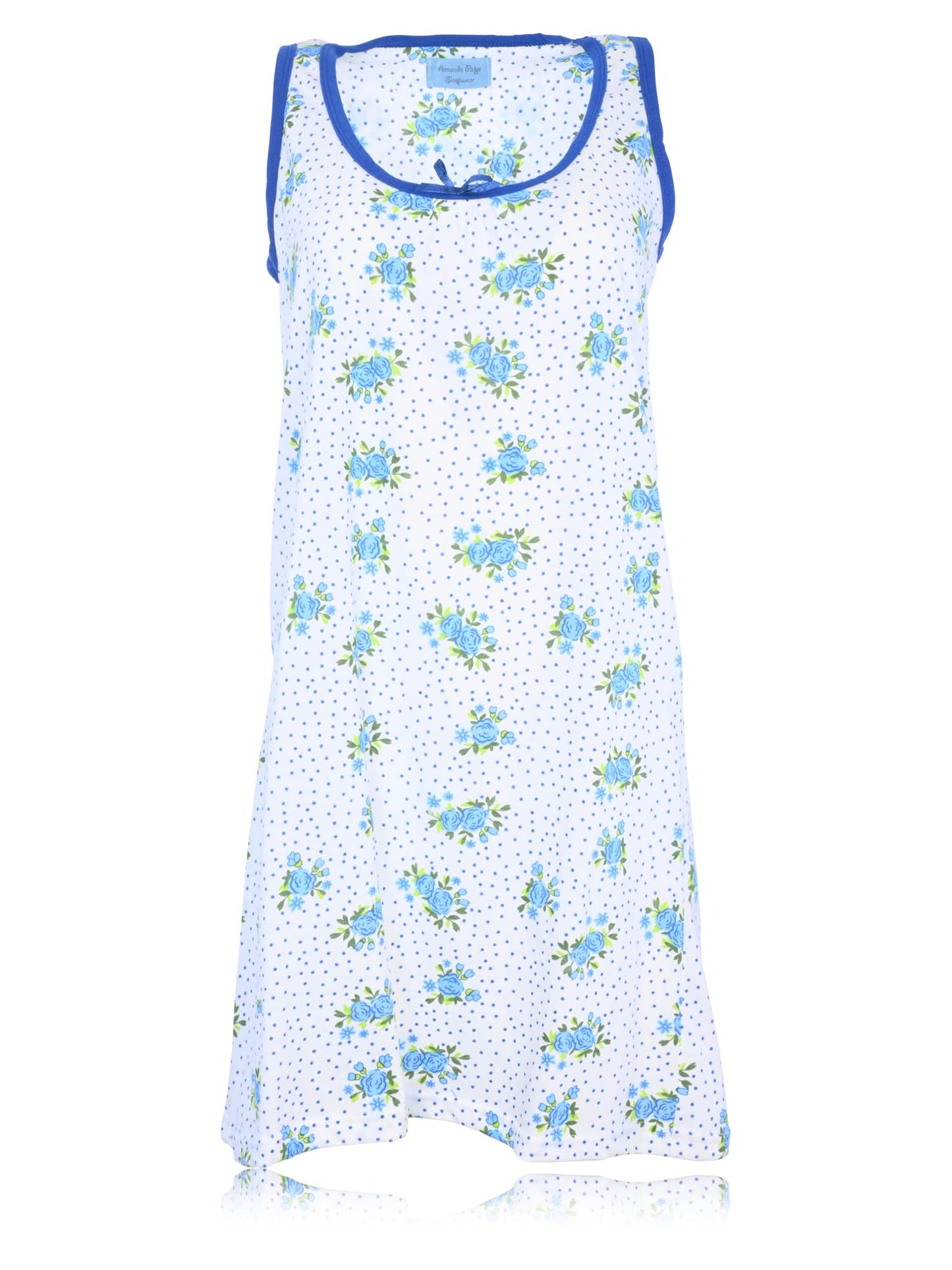 JEFFRICO Womens Sleeveless Nightgowns Sleepwear Soft Pajama Dress Nightshirts