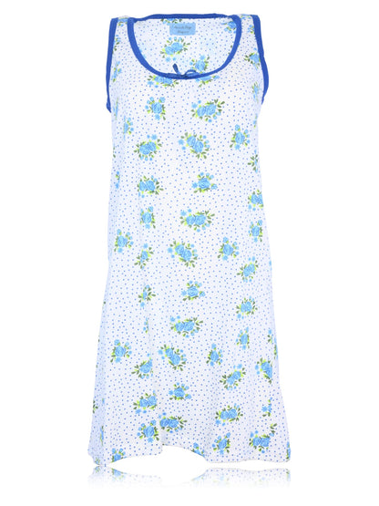 JEFFRICO Womens Sleeveless Nightgowns Sleepwear Soft Pajama Dress Nightshirts