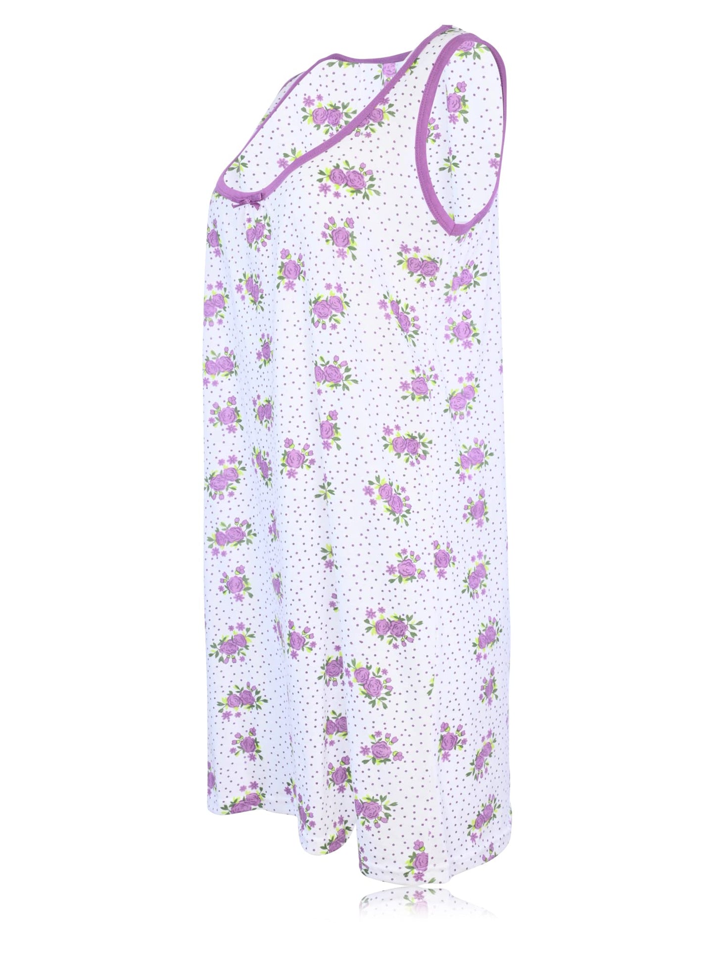 JEFFRICO Womens Sleeveless Nightgowns Sleepwear Soft Pajama Dress Nightshirts