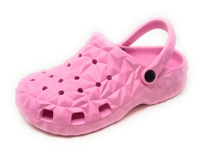 JEFFRICO Breathable Clogs for Kids Girls Garden Shoes Swim Beach Comfort Clog