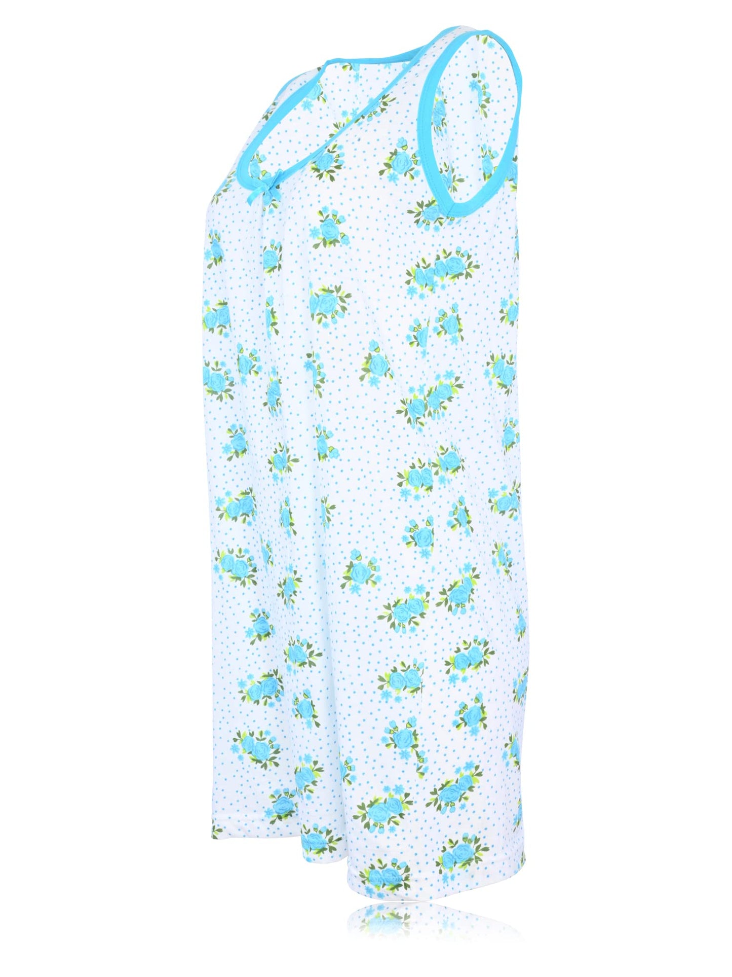 JEFFRICO Womens Sleeveless Nightgowns Sleepwear Soft Pajama Dress Nightshirts