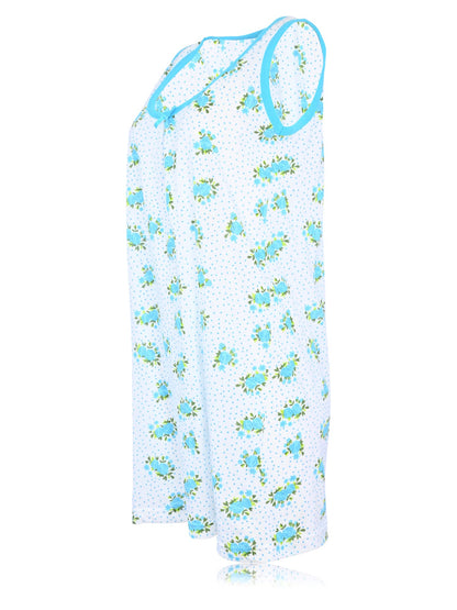 JEFFRICO Womens Sleeveless Nightgowns Sleepwear Soft Pajama Dress Nightshirts