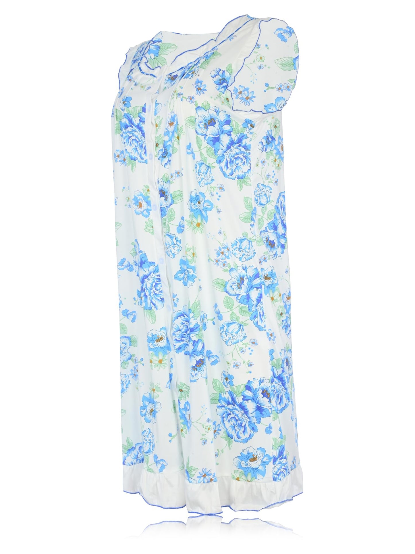 JEFFRICO Womens Sleeveless Nightgowns Sleepwear Soft Pajama Dress Nightshirts