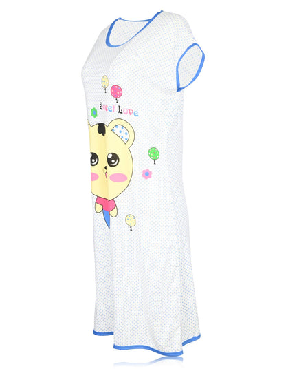 JEFFRICO Womens Nightgowns Sleepwear Soft Pajama Dress Nightshirts