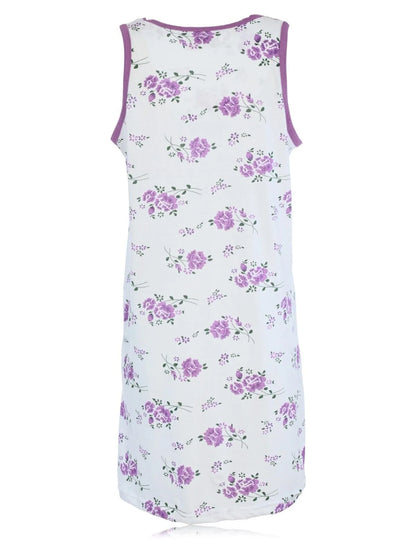 JEFFRICO Womens Sleeveless Nightgowns Sleepwear Soft Pajama Dress Nightshirts