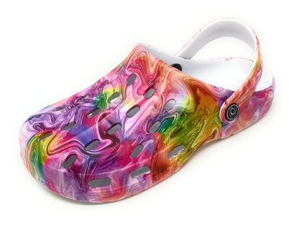 JEFFRICO Womens Clogs Breathable Lightweight Slip On Clogs Comfort Garden Shoes