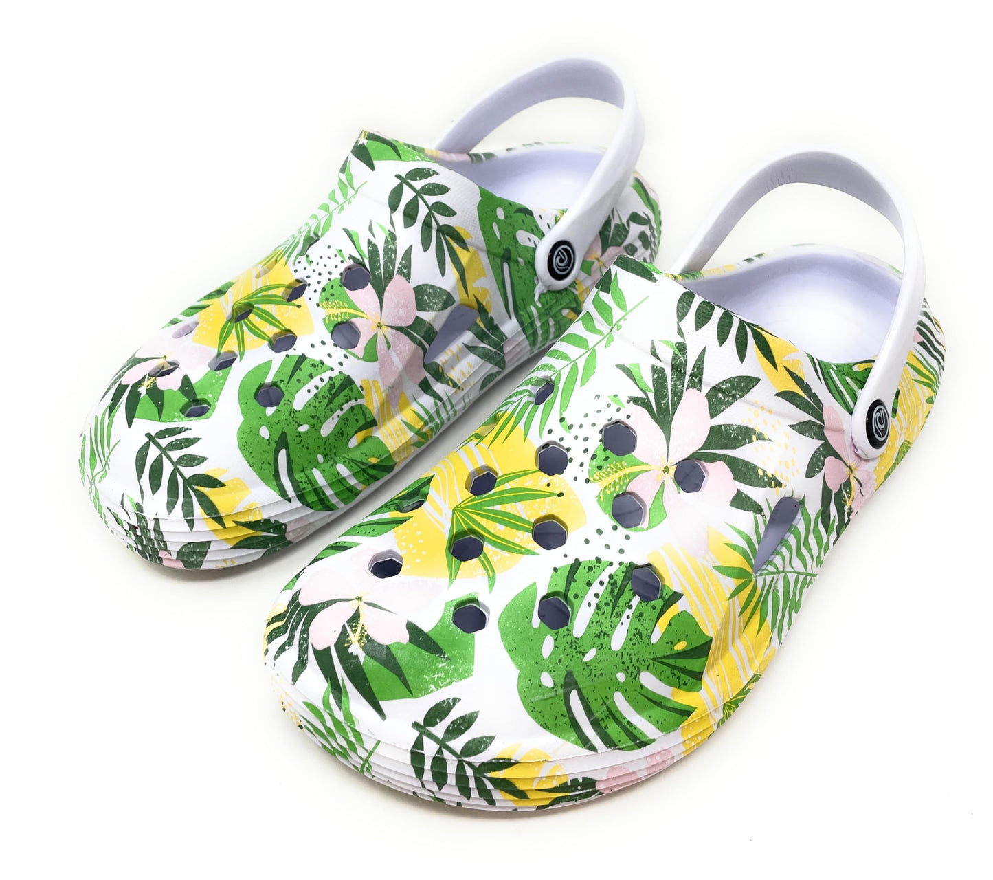JEFFRICO Womens Clogs Breathable Lightweight Slip On Clogs Comfort Garden Shoes