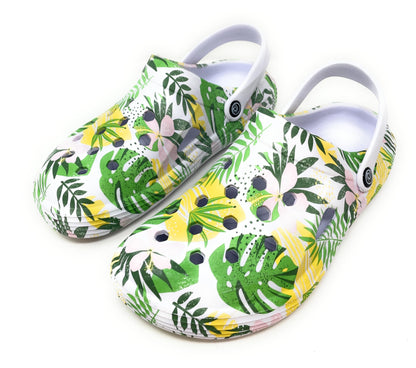JEFFRICO Womens Clogs Breathable Lightweight Slip On Clogs Comfort Garden Shoes