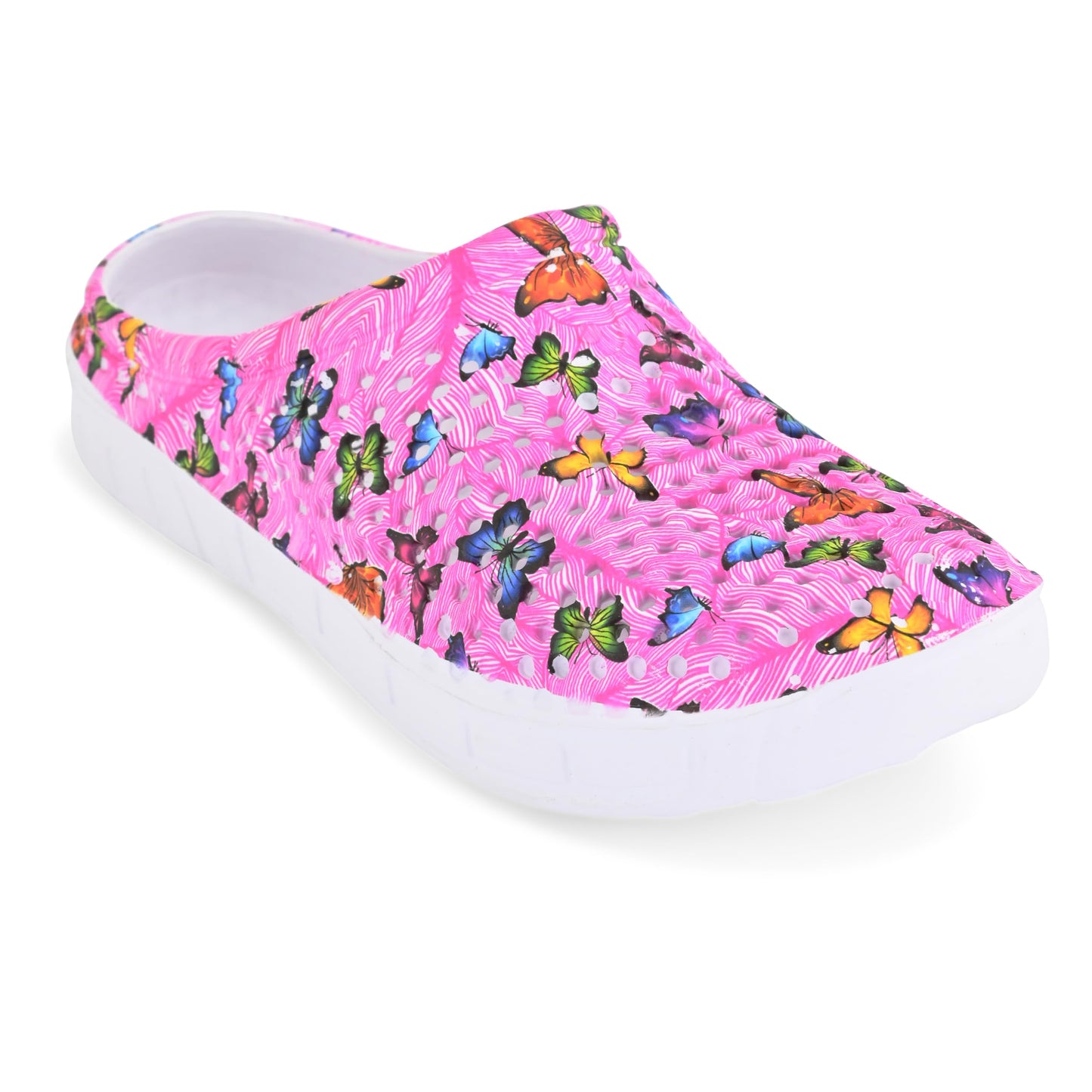 JEFFRICO Womens Clogs Breathable Lightweight Slip On Clogs Comfort Garden Shoes