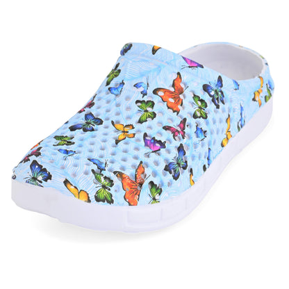 JEFFRICO Womens Clogs Breathable Lightweight Slip On Clogs Comfort Garden Shoes