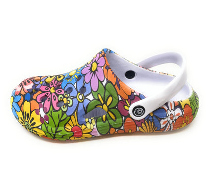 JEFFRICO Womens Clogs Breathable Lightweight Slip On Clogs Comfort Garden Shoes