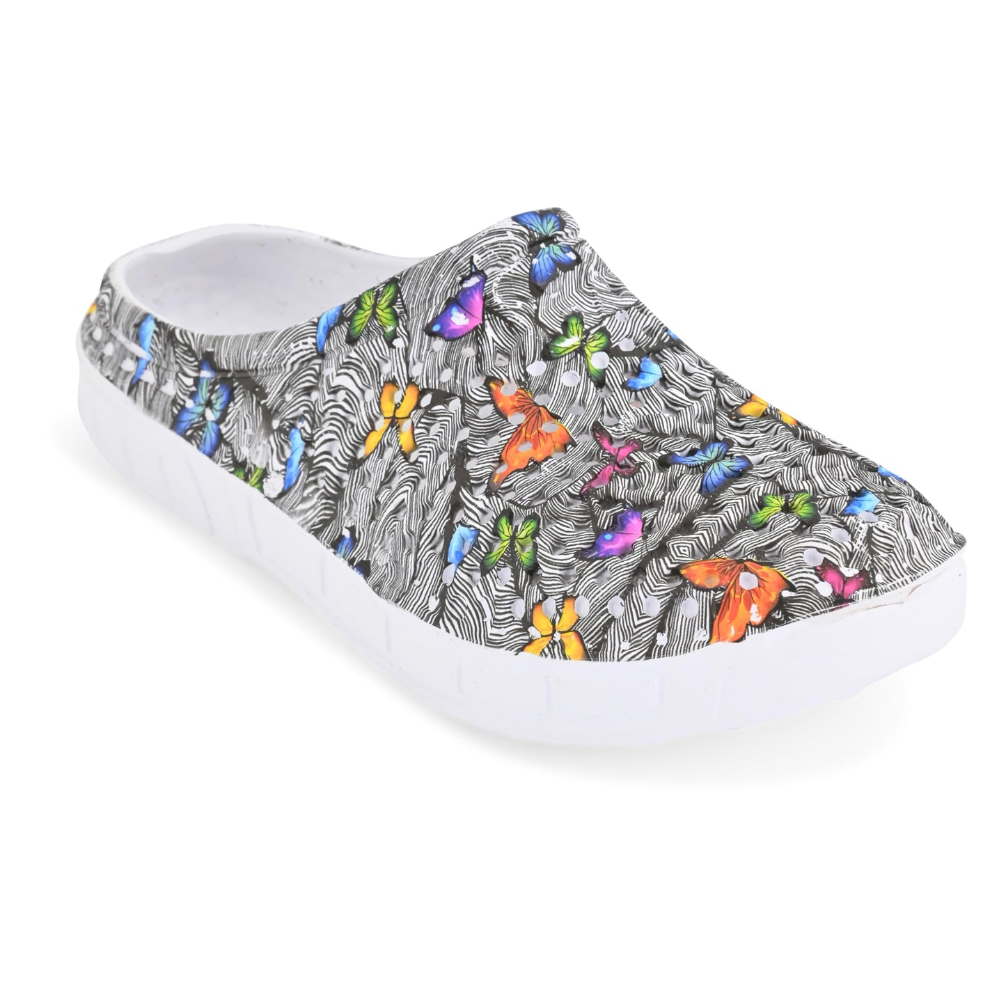 JEFFRICO Womens Clogs Breathable Lightweight Slip On Clogs Comfort Garden Shoes