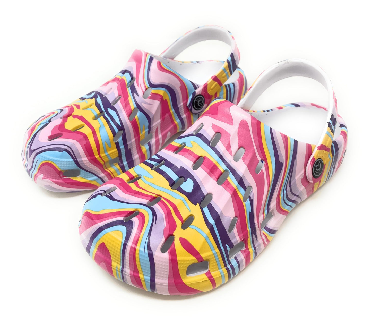 JEFFRICO Womens Clogs Breathable Lightweight Slip On Clogs Comfort Garden Shoes
