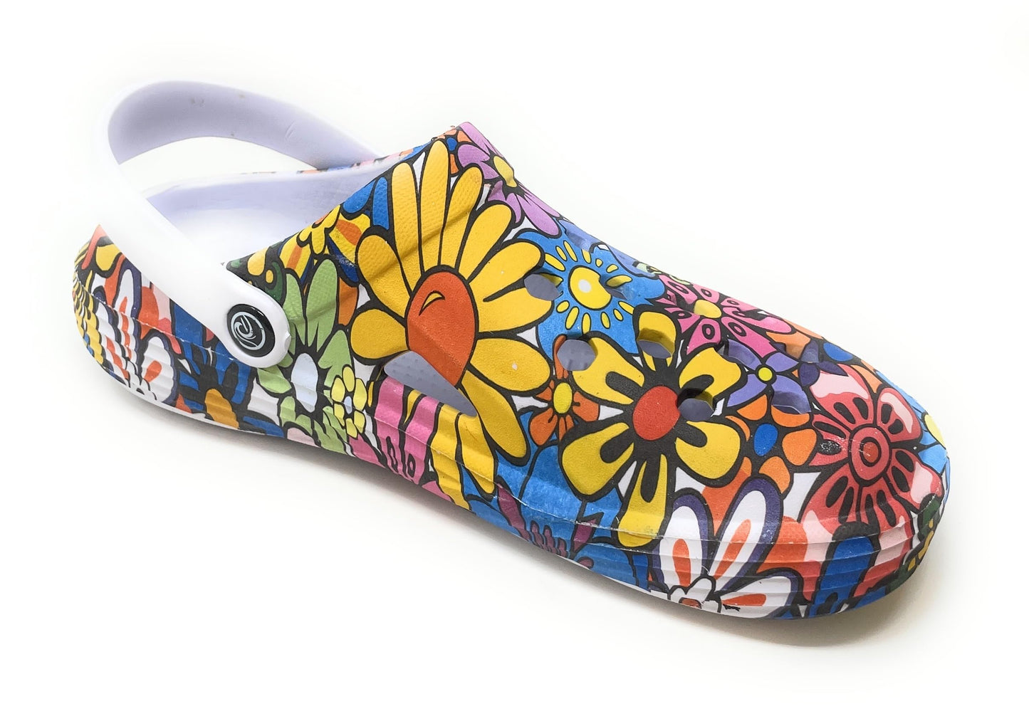JEFFRICO Womens Clogs Breathable Lightweight Slip On Clogs Comfort Garden Shoes