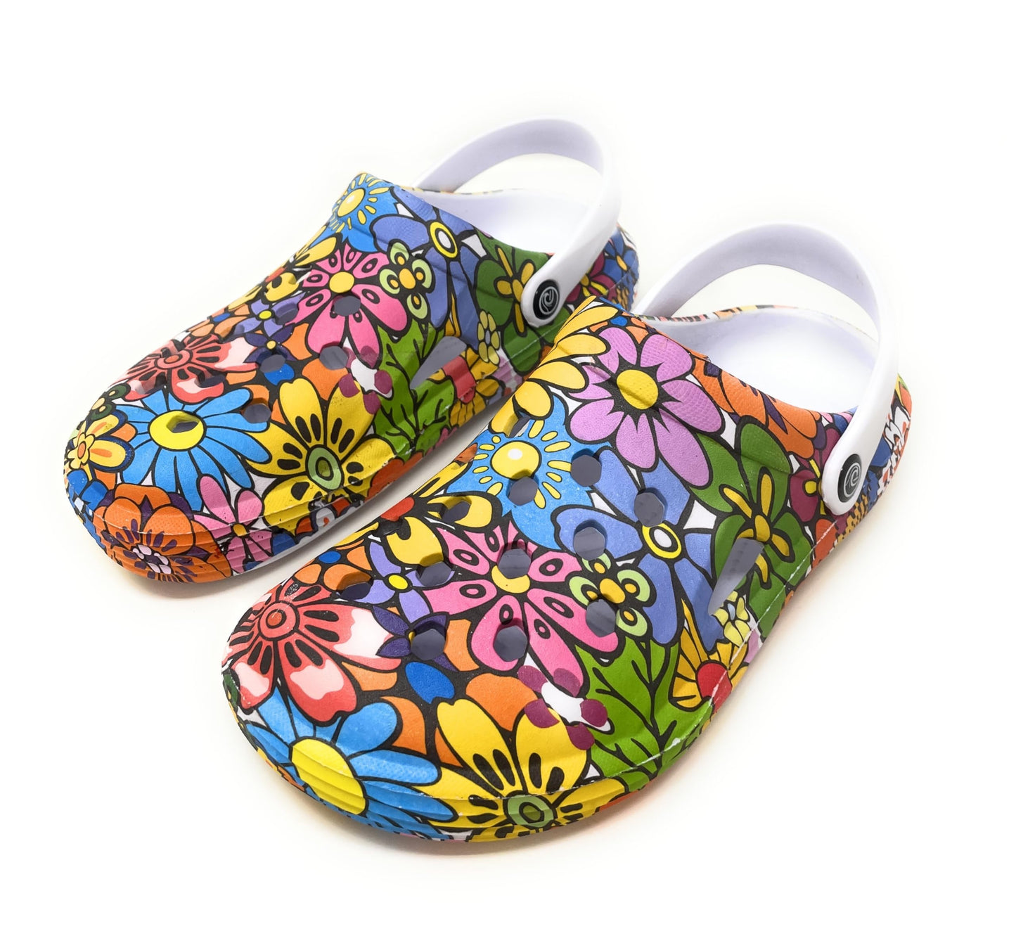 JEFFRICO Womens Clogs Breathable Lightweight Slip On Clogs Comfort Garden Shoes