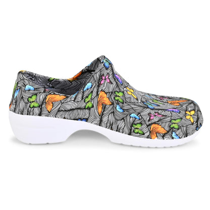 JEFFRICO Womens Clogs Breathable Lightweight Slip On Clogs Comfort Garden Shoes