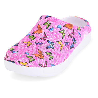 JEFFRICO Womens Clogs Breathable Lightweight Slip On Clogs Comfort Garden Shoes