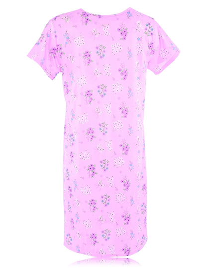 JEFFRICO Womens Nightgowns Sleepwear Soft Pajama Dress Nightshirts