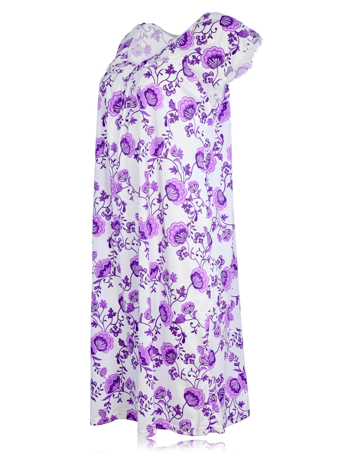 JEFFRICO Womens Nightgowns Sleepwear Soft Pajama Dress Nightshirts