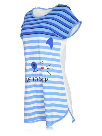 JEFFRICO Womens Nightgowns Sleepwear Soft Pajama Dress Nightshirts