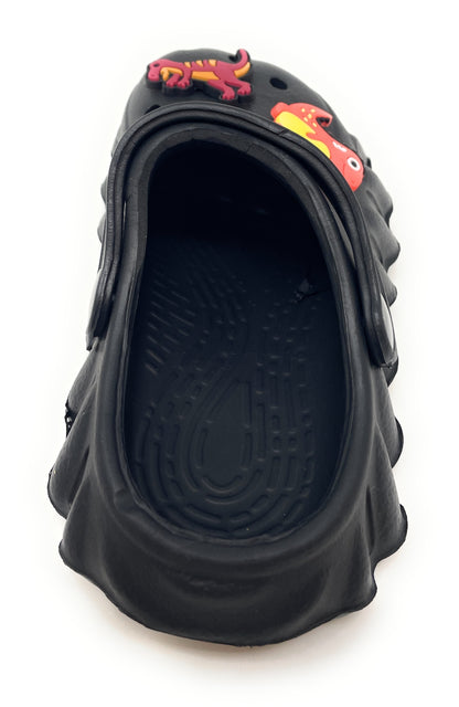 JEFFRICO Toddler Clogs with Charms Lightweight Slip On Garden Shoes for Boys and Girls Comfort Clogs
