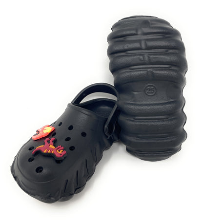 JEFFRICO Toddler Clogs with Charms Lightweight Slip On Garden Shoes for Boys and Girls Comfort Clogs