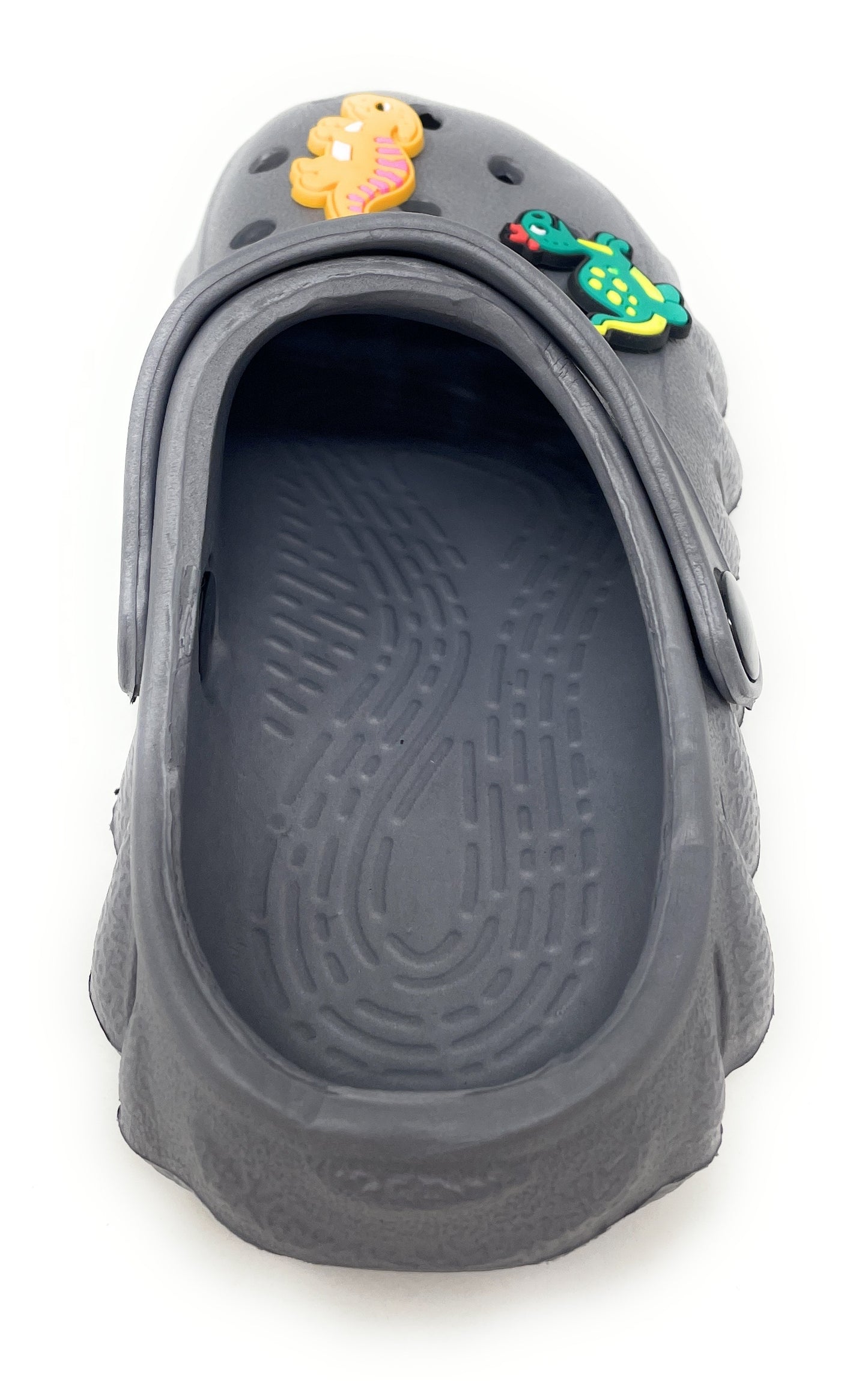 JEFFRICO Toddler Clogs with Charms Lightweight Slip On Garden Shoes for Boys and Girls Comfort Clogs