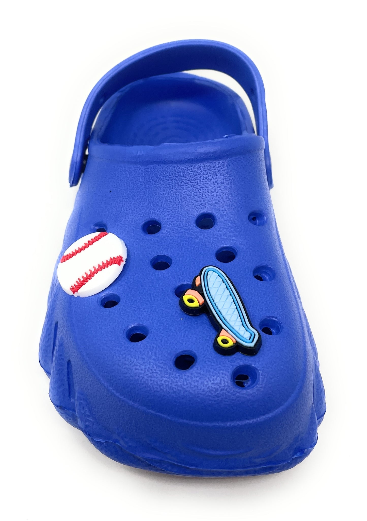 JEFFRICO Toddler Clogs with Charms Lightweight Slip On Garden Shoes for Boys and Girls Comfort Clogs