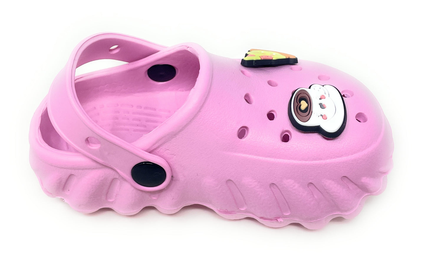 JEFFRICO Toddler Clogs with Charms Lightweight Slip On Garden Shoes for Boys and Girls Comfort Clogs