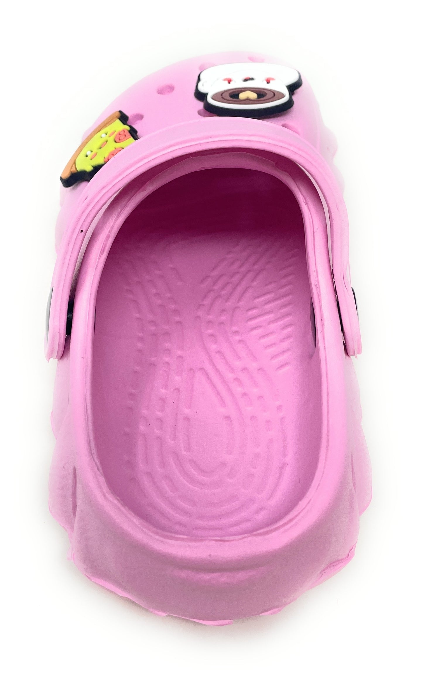 JEFFRICO Toddler Clogs with Charms Lightweight Slip On Garden Shoes for Boys and Girls Comfort Clogs