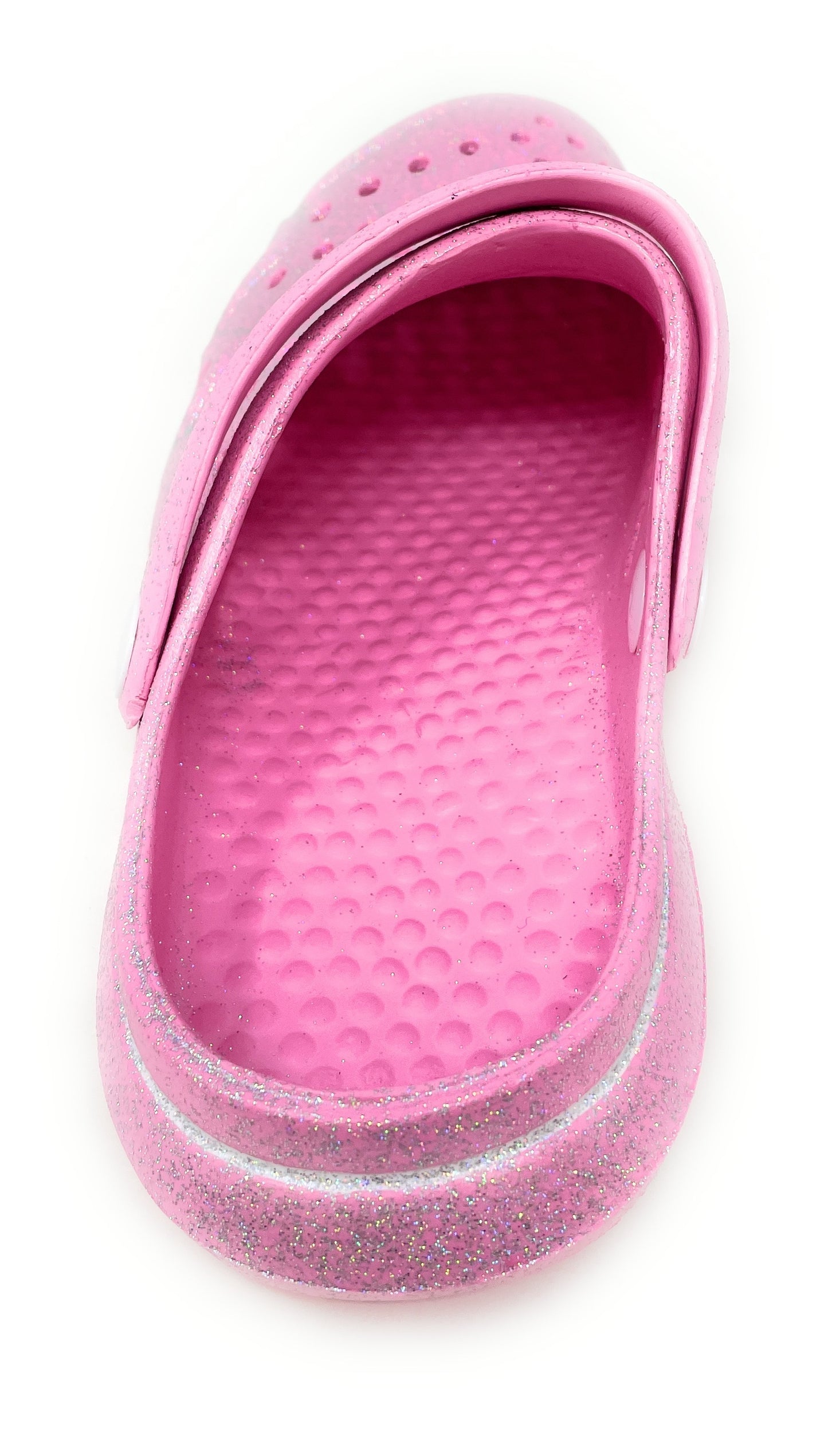 JEFFRICO Womens Slip-On Clogs – Lightweight Breathable EVA Comfort Garden Shoes with Glitter for Work, Beach & Everyday Wear