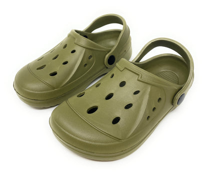 JEFFRICO Boys Lightweight Clogs Slip On Garden Shoes Breathable EVA Kids Shoes for Beach Pool and Outdoor Play
