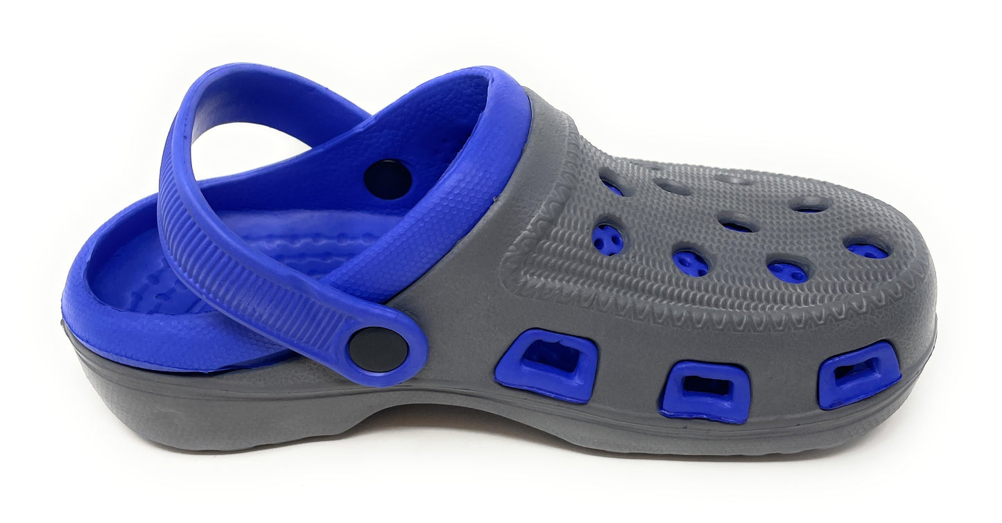 JEFFRICO Boys Lightweight Clogs Slip On Garden Shoes Breathable EVA Kids Shoes for Beach Pool and Outdoor Play